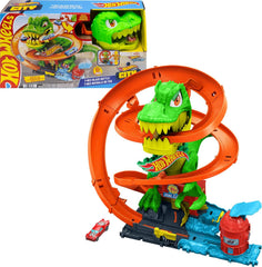 Hot Wheels City T - Rex vs Blaze Battle JBM73 - Colorland Toys