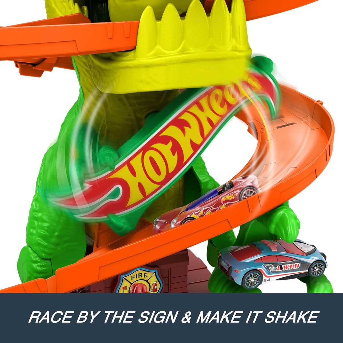 Hot Wheels City T-Rex vs Blaze Battle JBM73 — image 6