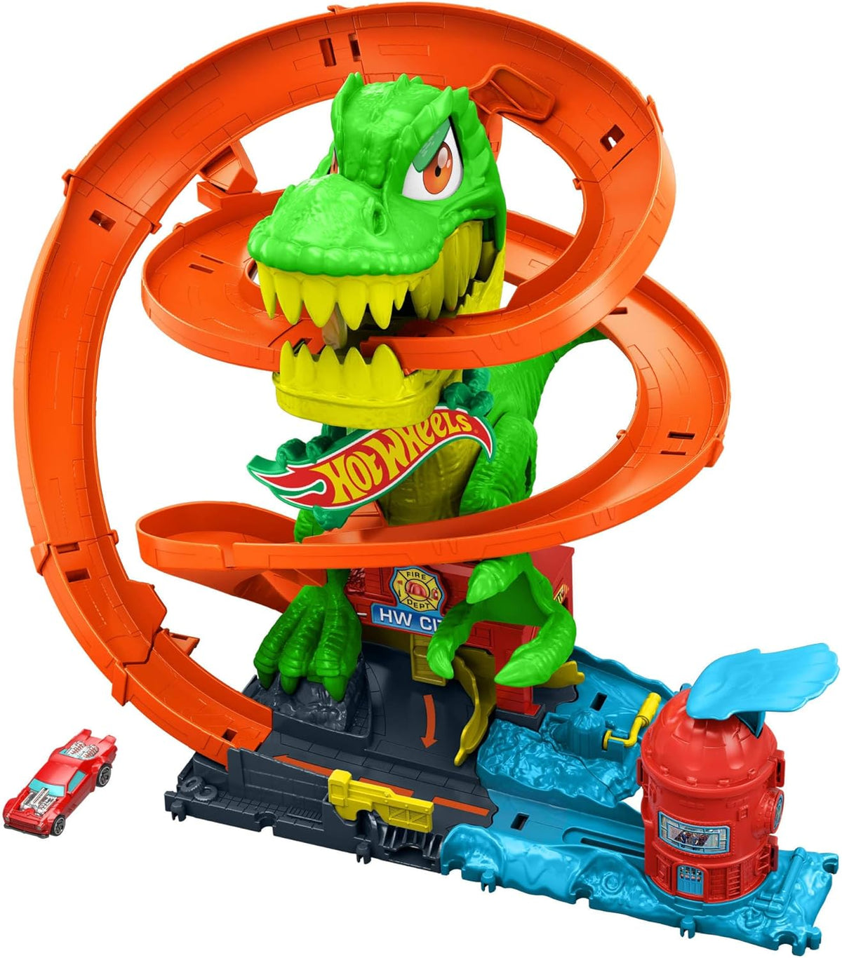 Hot Wheels City T-Rex vs Blaze Battle JBM73 — image 2