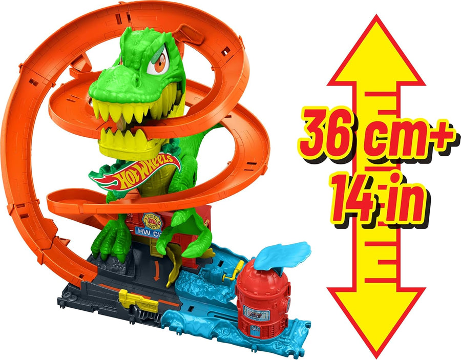 Hot Wheels City T-Rex vs Blaze Battle JBM73 — image 4