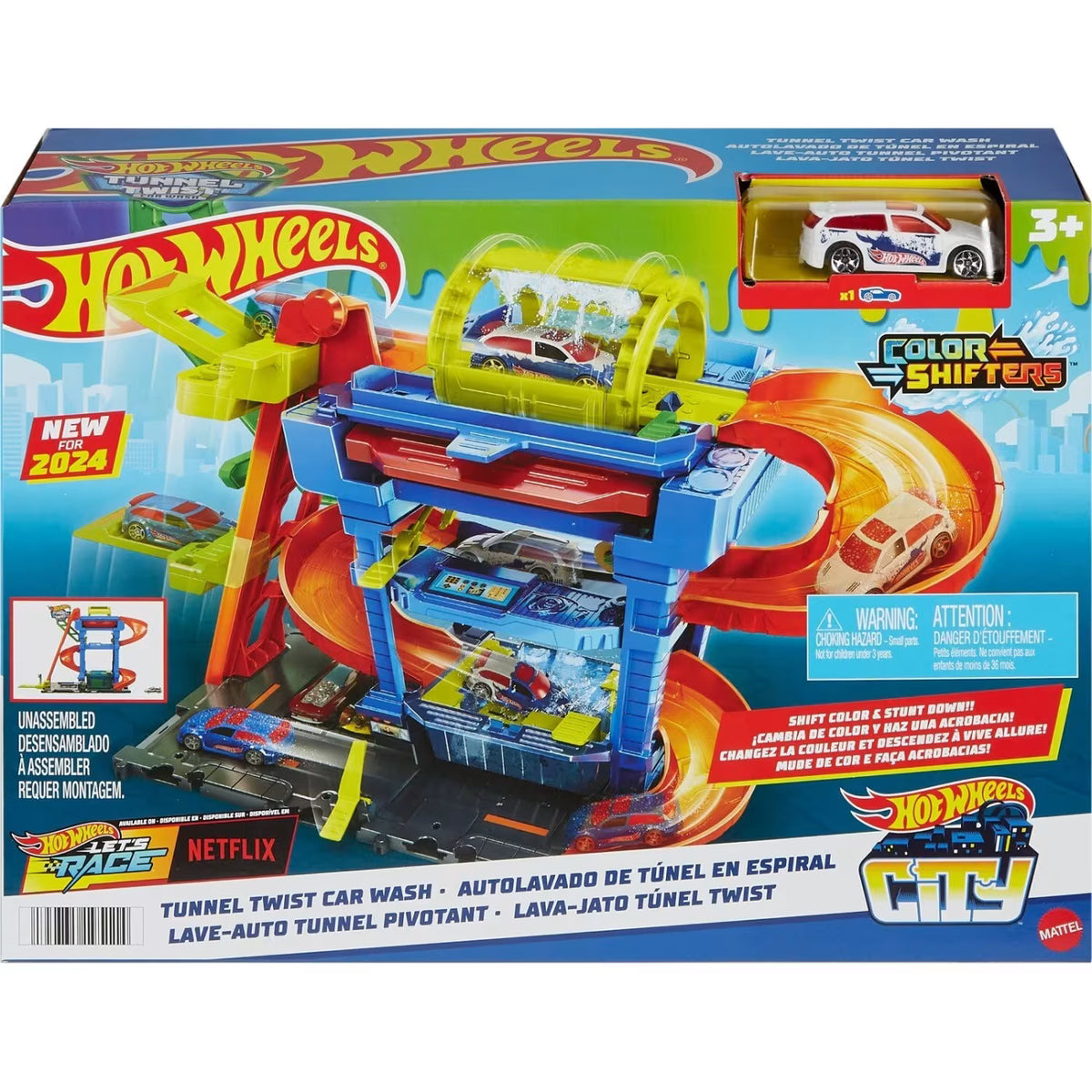 Hot Wheels City Tunnel Twist Car Wash Color Shifters — image 14