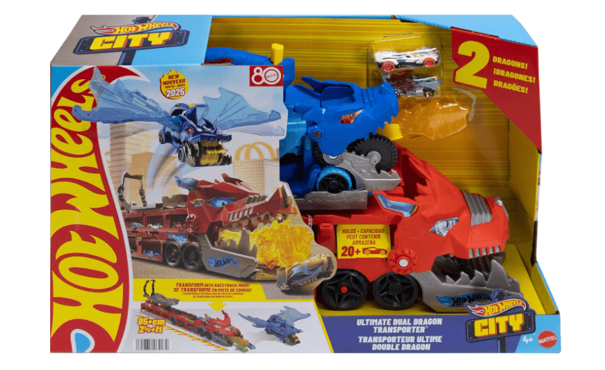 Hot Wheels City Ultimate Dragon Hauler JBM72 - Colorland Toys