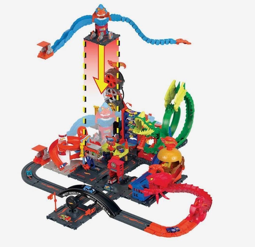 لعبة Hot Wheels City Wreck and Ride Gorilla Attack HDR30