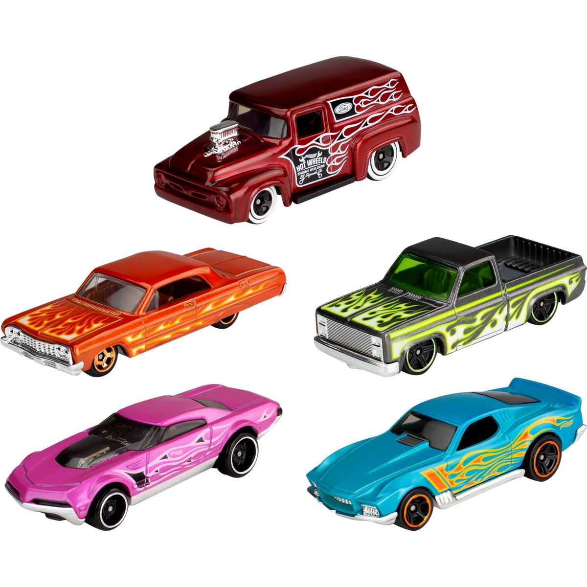 Hot Wheels Diecast Cars - 5 Pack (Colors May Vary) - Assorted — image 9