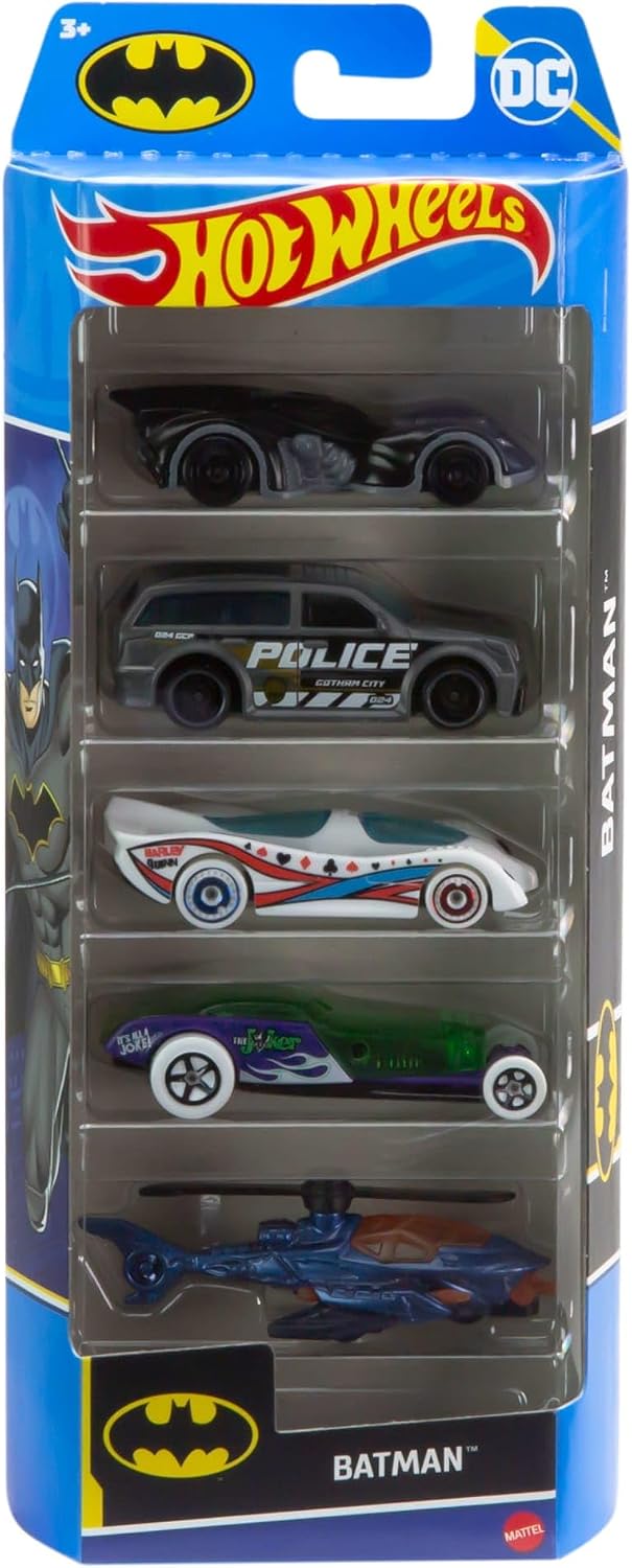 Hot Wheels Diecast Cars - 5 Pack (Colors May Vary) - Assorted — image 15
