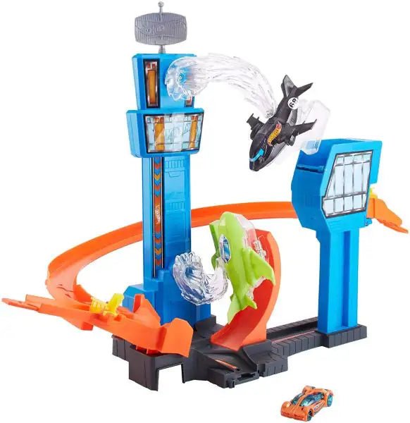 Hot Wheels Jet Jump Airport Track Playset GFH90