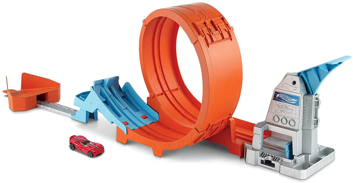 Hot Wheels Loop Stunt Champion Action Track Set GTV13 — image 4