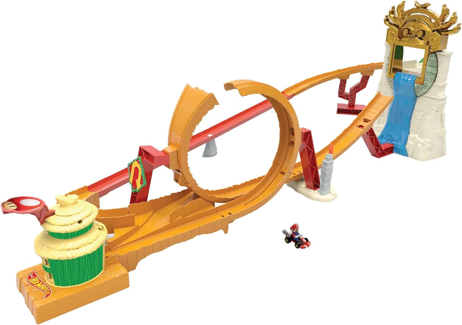 Hot Wheels Mario Kart Kong Island Track Playset HMK49 - Colorland Toys