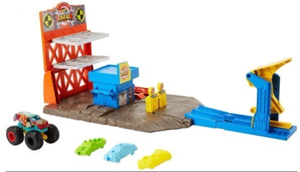 Hot Wheels Monster Truck Blast Station Playset HFB12 — image 2