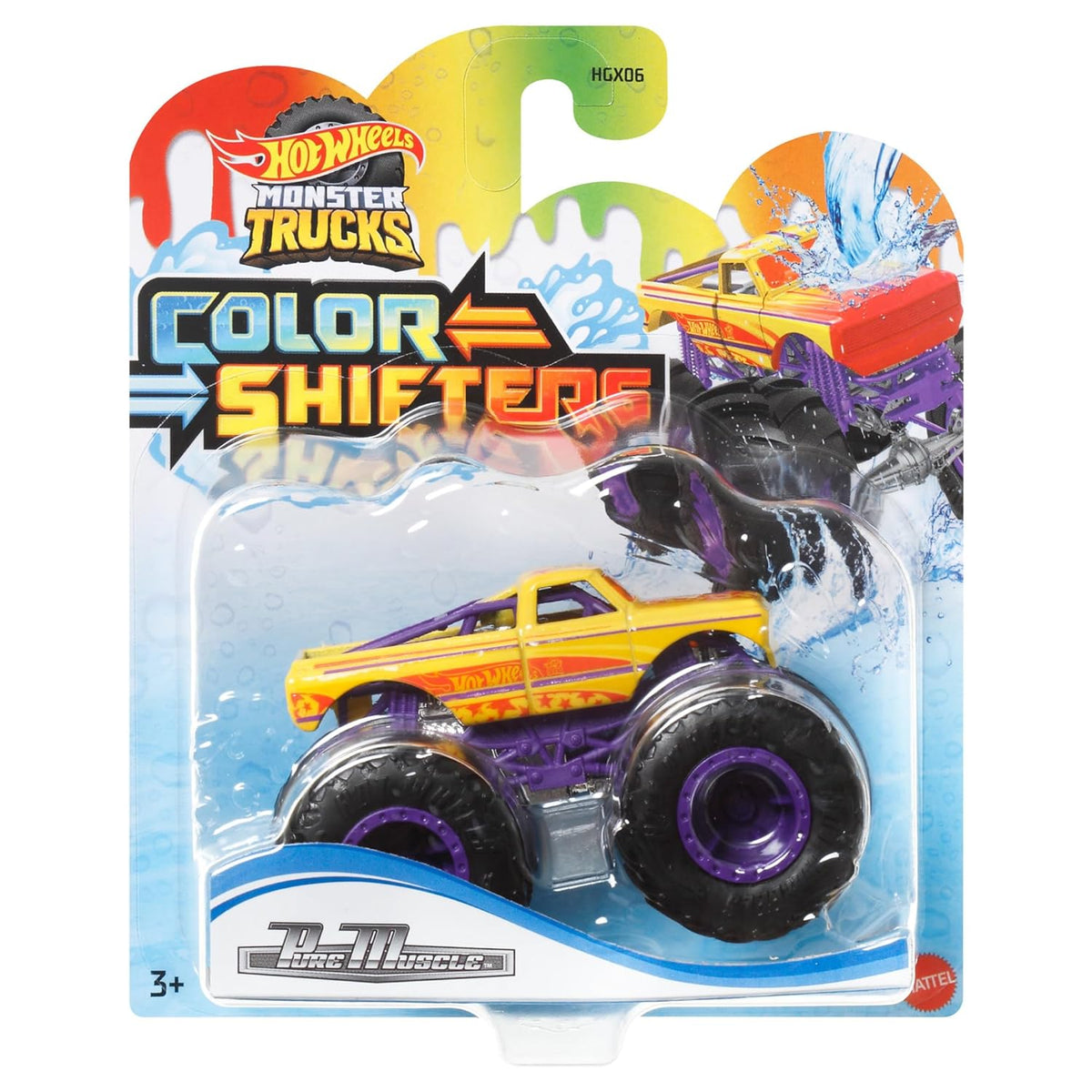 Hot Wheels Monster Truck Color Shifter Podium Crasher HGX08/HGX06 — image 9