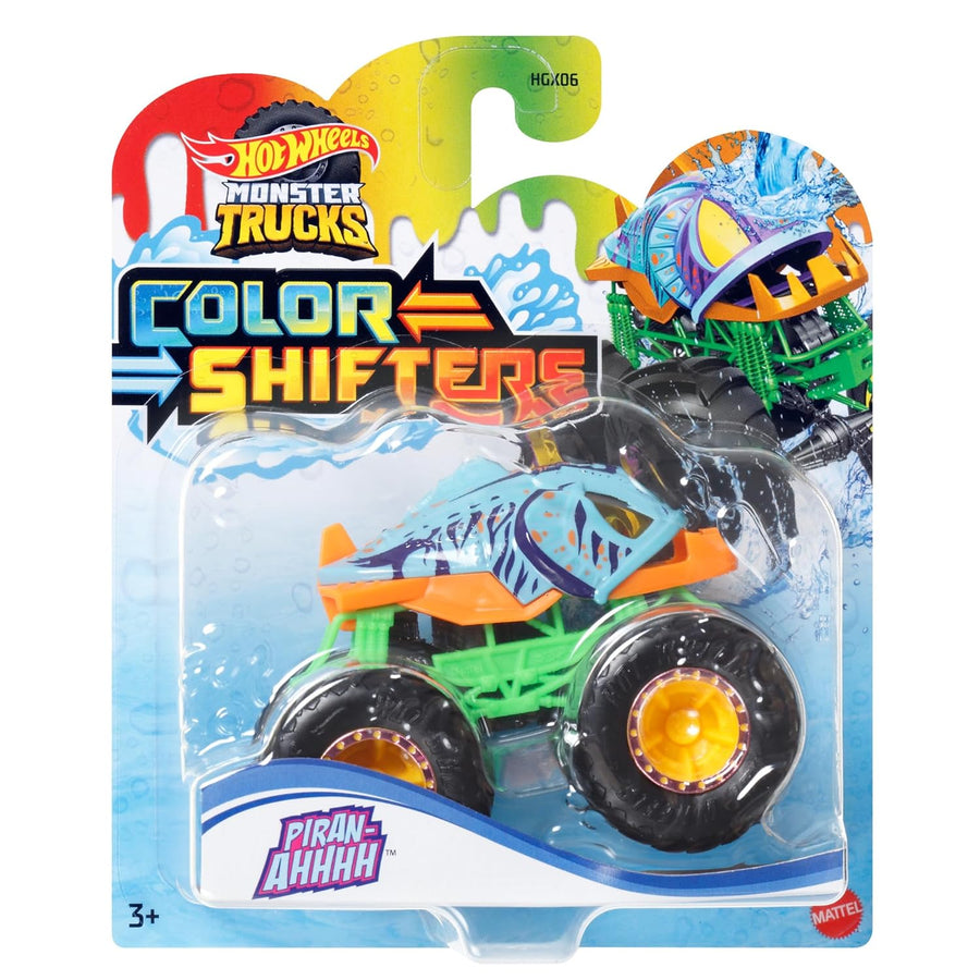 Hot Wheels Monster Truck Color Shifter Podium Crasher HGX08/HGX06 — image 10