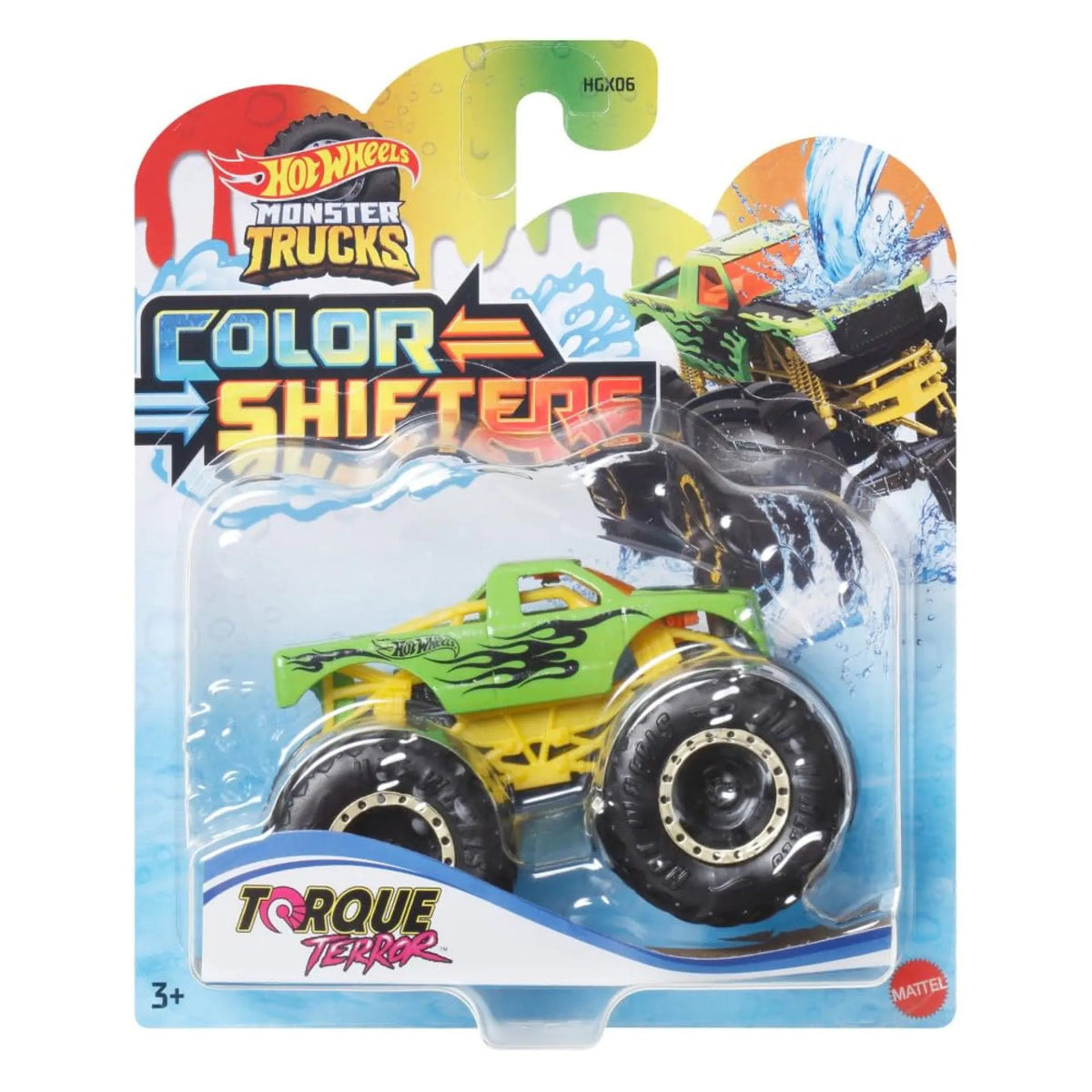 Hot Wheels Monster Truck Color Shifter Torque Terror HMH34/HGX06 - Colorland Toys