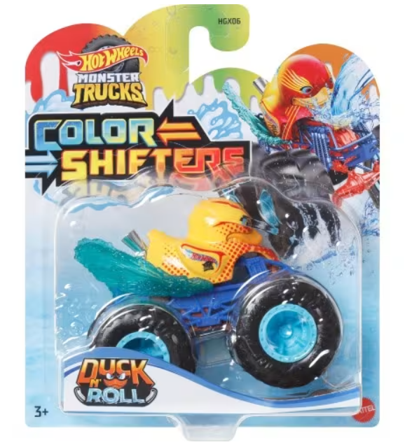 Hot Wheels Monster Truck Color Shifters Duck N Roll Vehicle HVH84/JDV92 — image 1