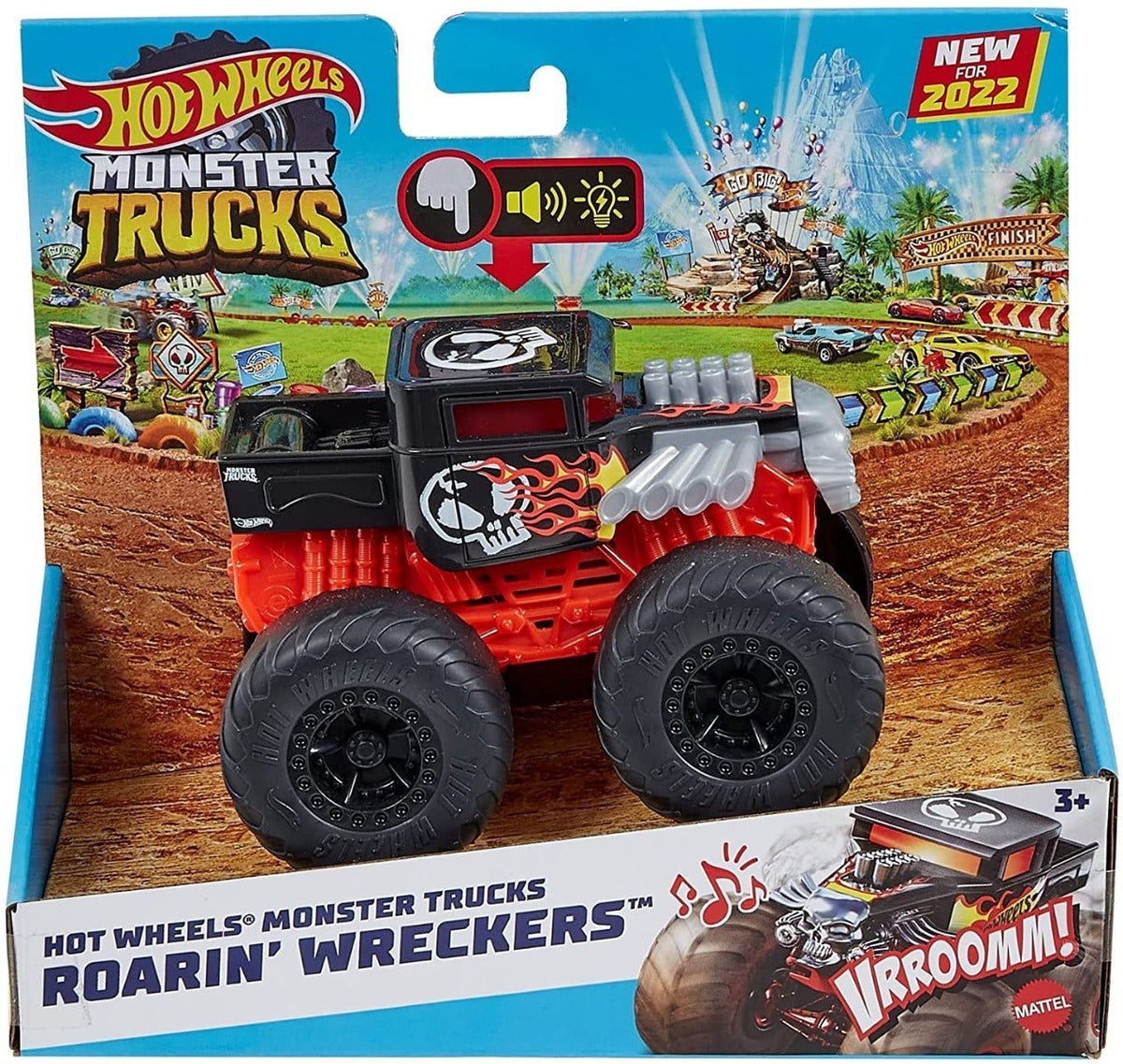 Hot Wheels Monster Truck Lights & Sounds Bone Shaker HDX60 — image 3