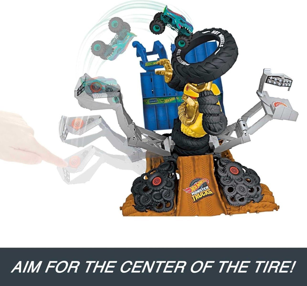 Hot Wheels Monster Trucks Arena World Championship Playset HPN71 - Colorland Toys