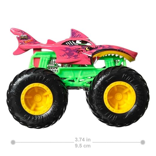 Hot Wheels Monster Trucks Color Shifters Shark Wreak — image 3