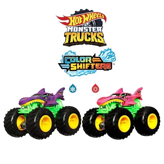 Hot Wheels Monster Trucks Color Shifters Shark Wreak — image 4