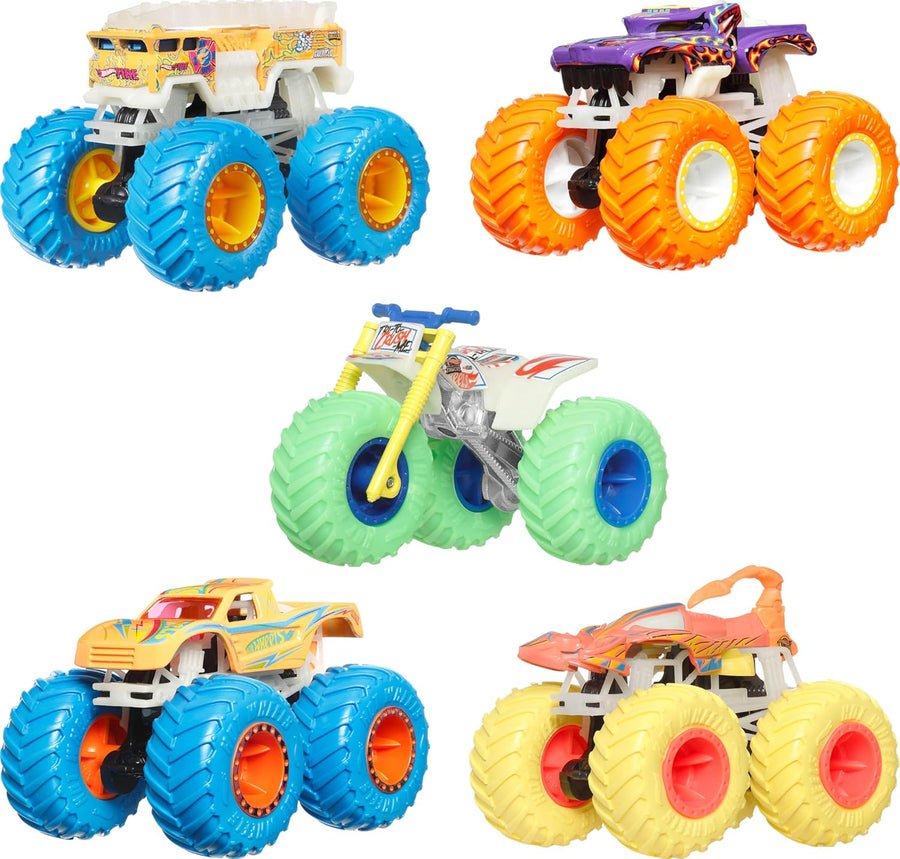 Hot Wheels Monster Trucks Die-Cast Glow-in-the-Dark 1:64 Scale Truck