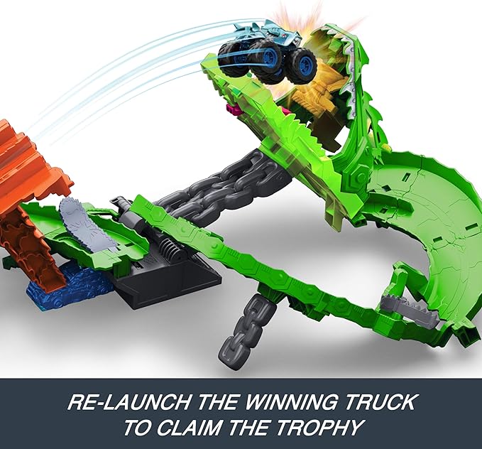 Hot Wheels Monster Trucks Dragon Destruction JFR06 - Colorland Toys