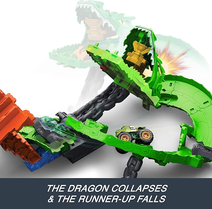 Hot Wheels Monster Trucks Dragon Destruction JFR06 — image 4
