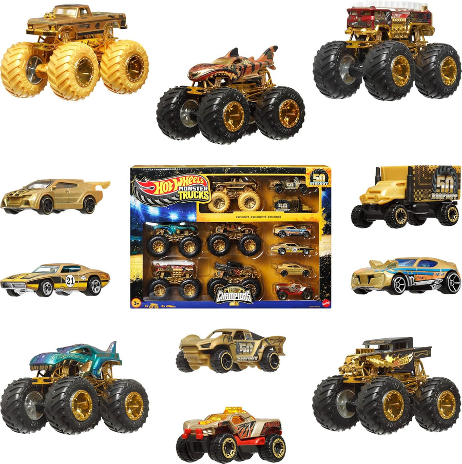 Hot Wheels Monster Trucks JDW07 Trophy Champions Collection Toy