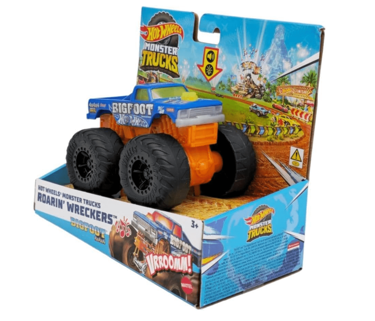 Hot Wheels Monster Trucks Roarin' Wreckers Big Foot HMM53/HDX60 — image 2