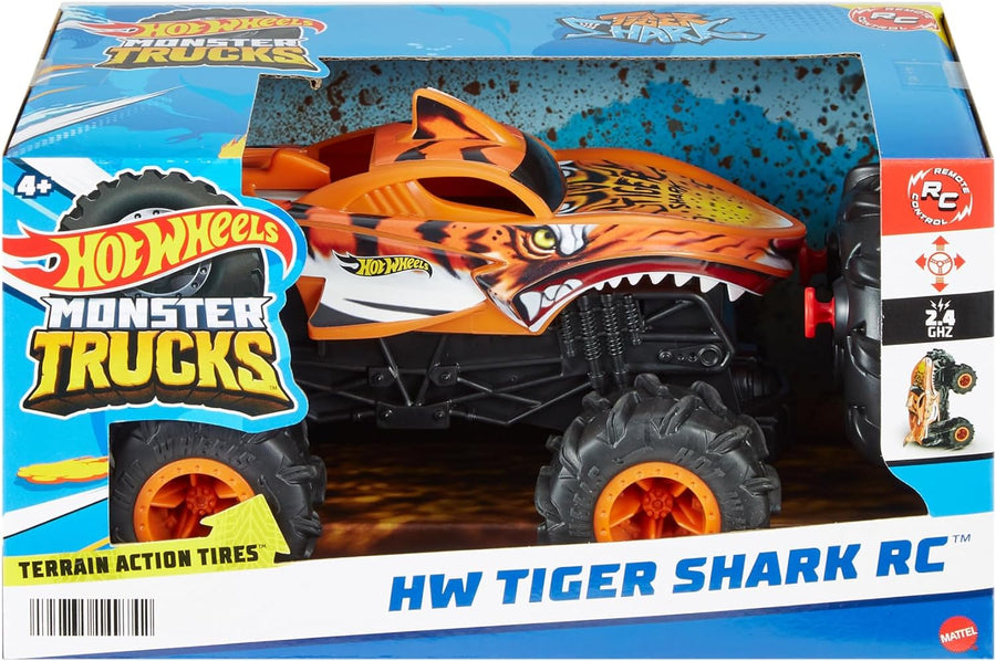 Hot Wheels Monster Trucks Tiger Shark Vehicle 1:24 HNV03 — image 4