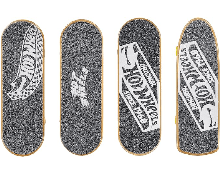 Hot Wheels Pack of 4 Skate Tony Hawk Fingerboard With Shoe HNG72/HGT84 — image 2