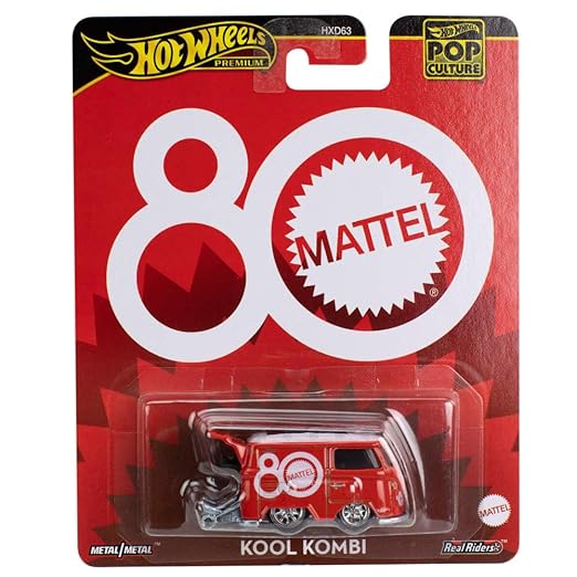 Hot Wheels Premium Pop Culture - Volkswagen Kool Kombi Mattel 80th JBL68 — image 1