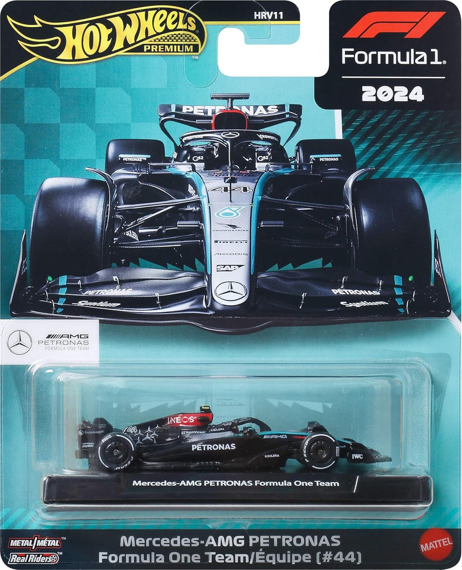 Hot Wheels Premium Race Mercedes-Benz 2024 Lewis Hamilton JBM16 — image 6