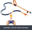 Hot Wheels R/C 1:64 Trackset with Remote Control Car, 30+ Pieces