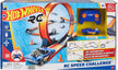 Hot Wheels R/C 1:64 Trackset with Remote Control Car, 30+ Pieces