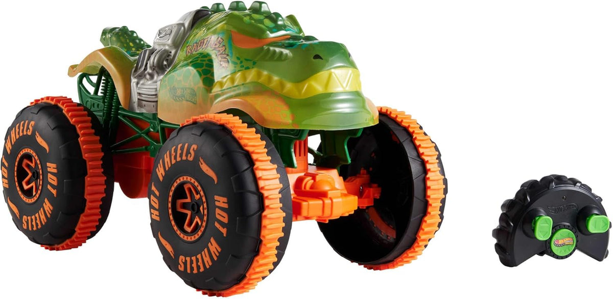 Hot Wheels RC Monster Trucks Sharks vs Dinos 1:15 Scale JBH03 — image 4