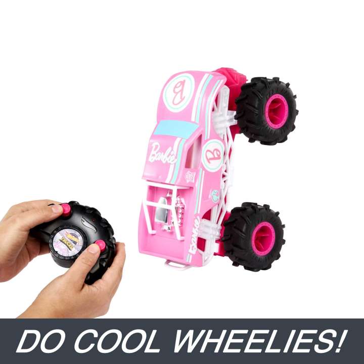 Hot Wheels Remote controlled 1:64 Barbie Monster Truck - Colorland Toys