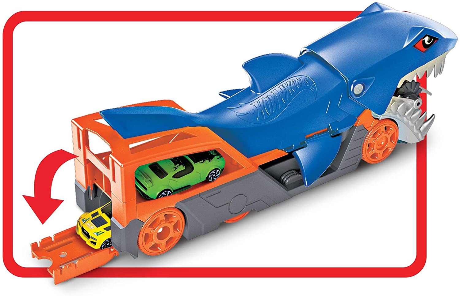 Hot Wheels Shark Chomp Transporter GVG36 - Colorland Toys