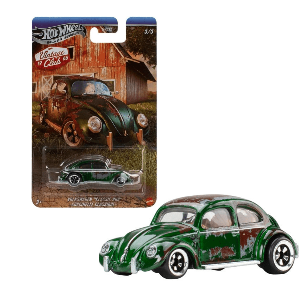 Hot Wheels Silver Series Vintage Club 1968 – Volkswagen “Classic Bug” HRT81/JKY35 — image 1