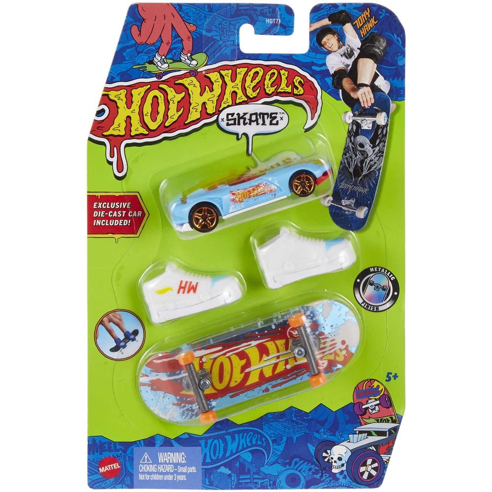 Hot Wheels Skate Tony Hawk Gazella GT Car And Fingerboard HGT76/HGT71 — image 1