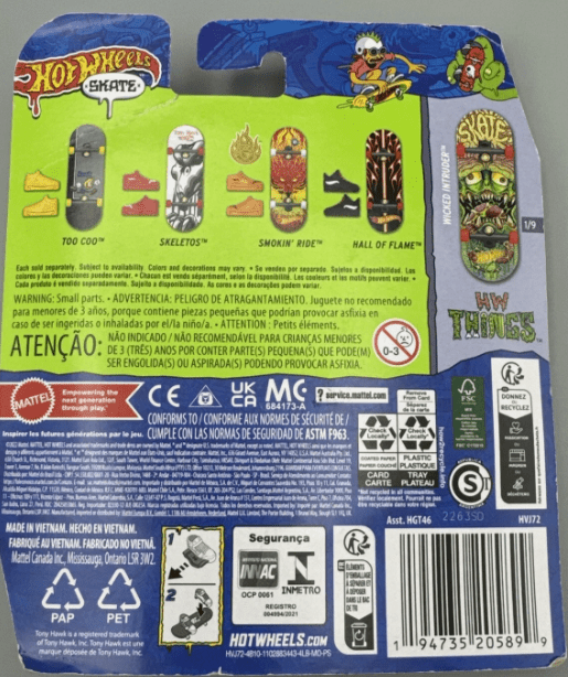 Hot Wheels Skate Tony Hawk Wicked Intruder — image 2