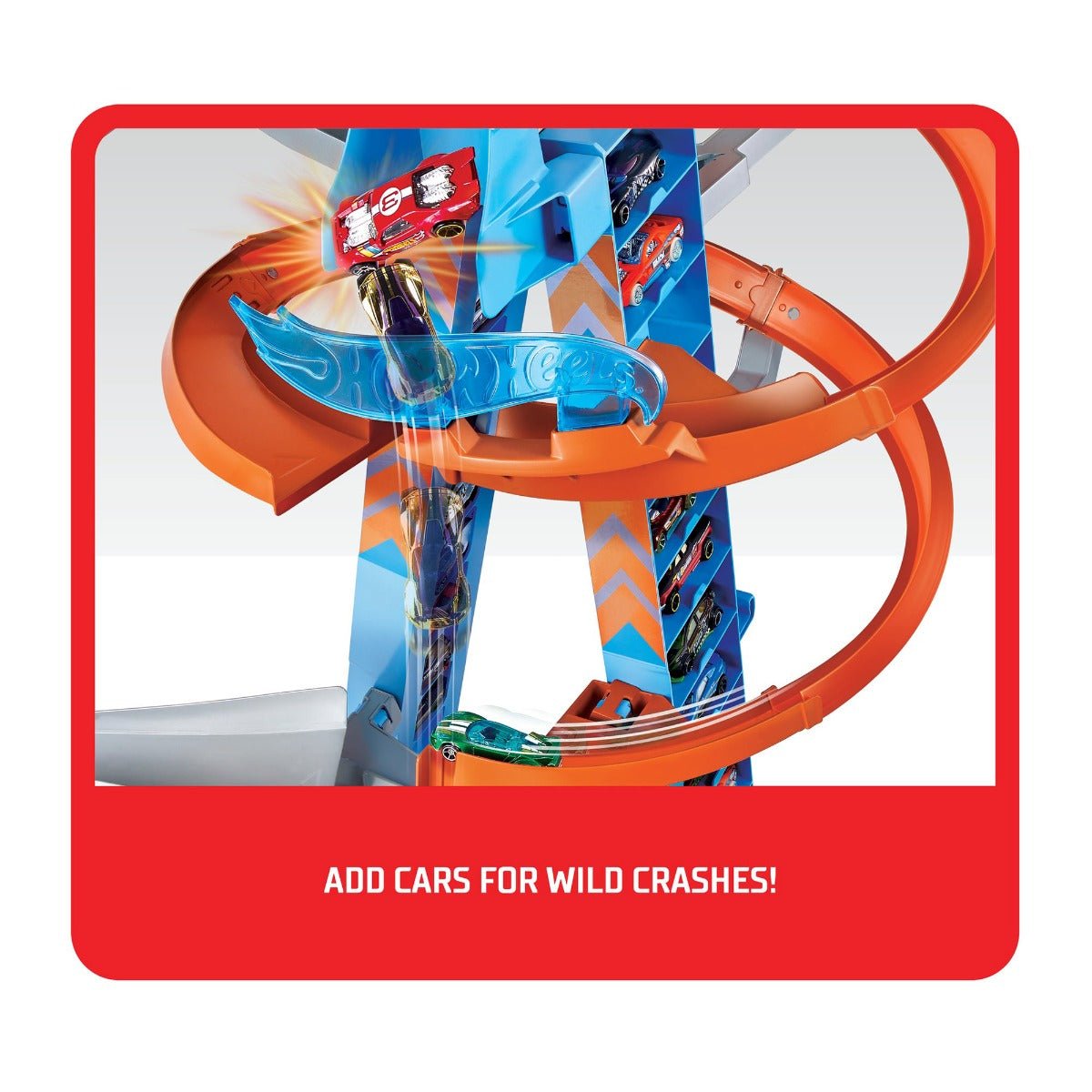 Hot Wheels Sky Crash Tower Trackset GJM76 - Colorland Toys