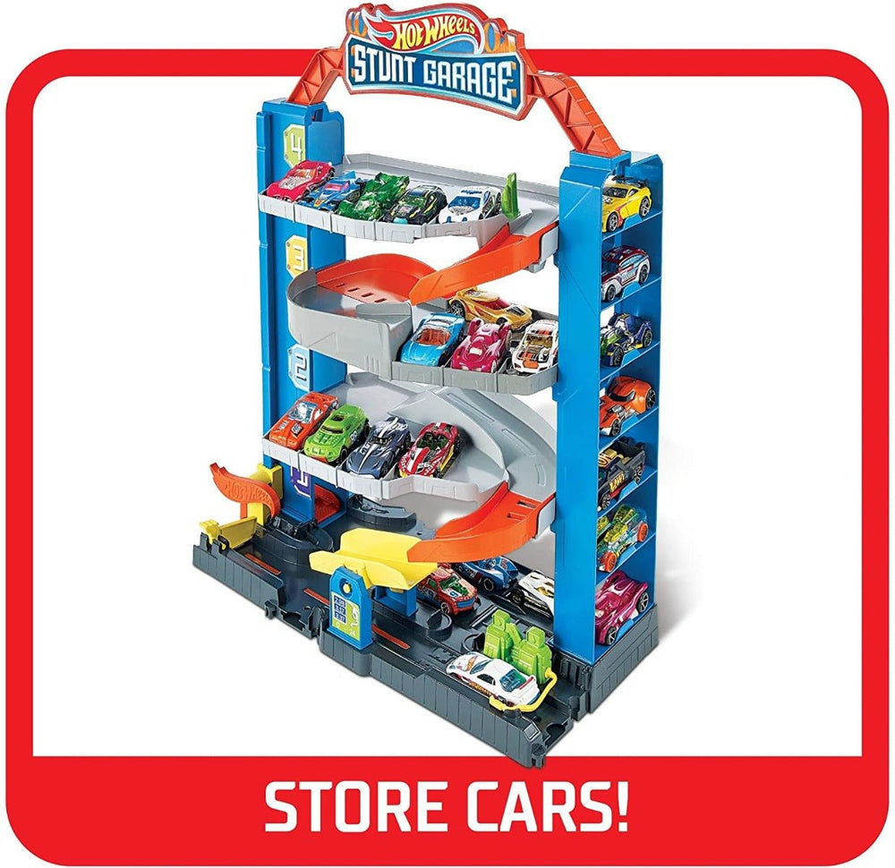 Hot Wheels Stunt Garage Playset GNL70 - Colorland Toys