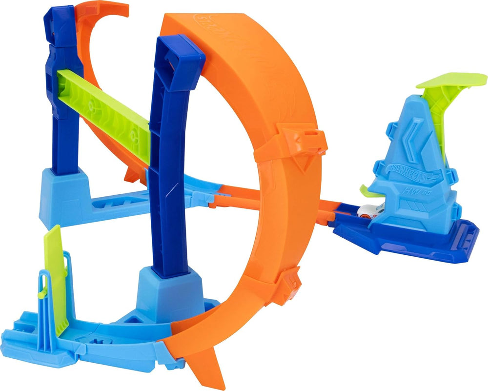 Hot Wheels Stunt Tracks Corkscrew Jump Champion OS JLM91 - Colorland Toys
