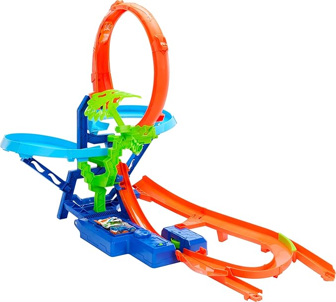 Hot Wheels Stunt Tracks Mid - Air Crash JFD12 - Colorland Toys