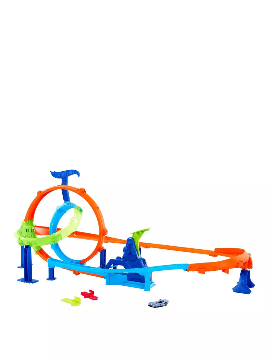 Hot Wheels Stunt Tracks Rapid Launch Cyclone Track Set JHK73 — image 7
