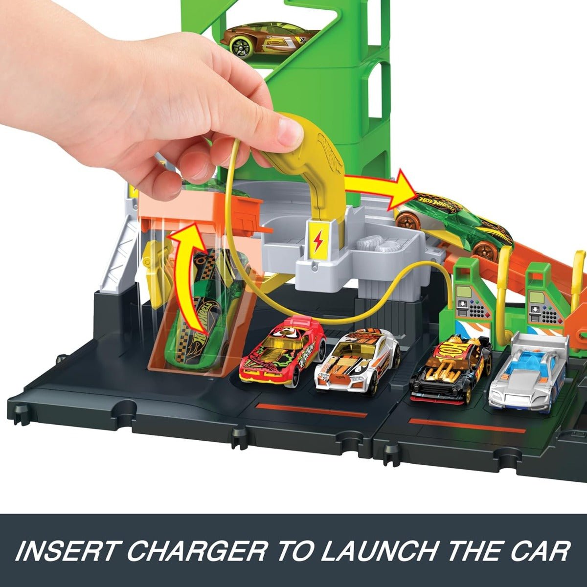 Hot Wheels Super Recharge Fuel Station Playset HTN79 - Colorland Toys