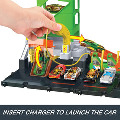 Hot Wheels Super Recharge Fuel Station Playset HTN79 - Colorland Toys