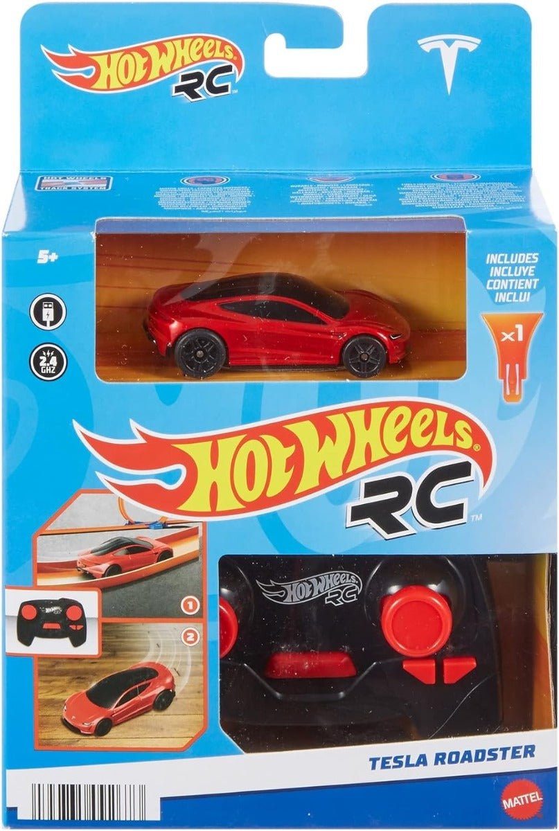 Hot Wheels Tesla Roadster 1:64 Remote Controlled Car - Colorland Toys