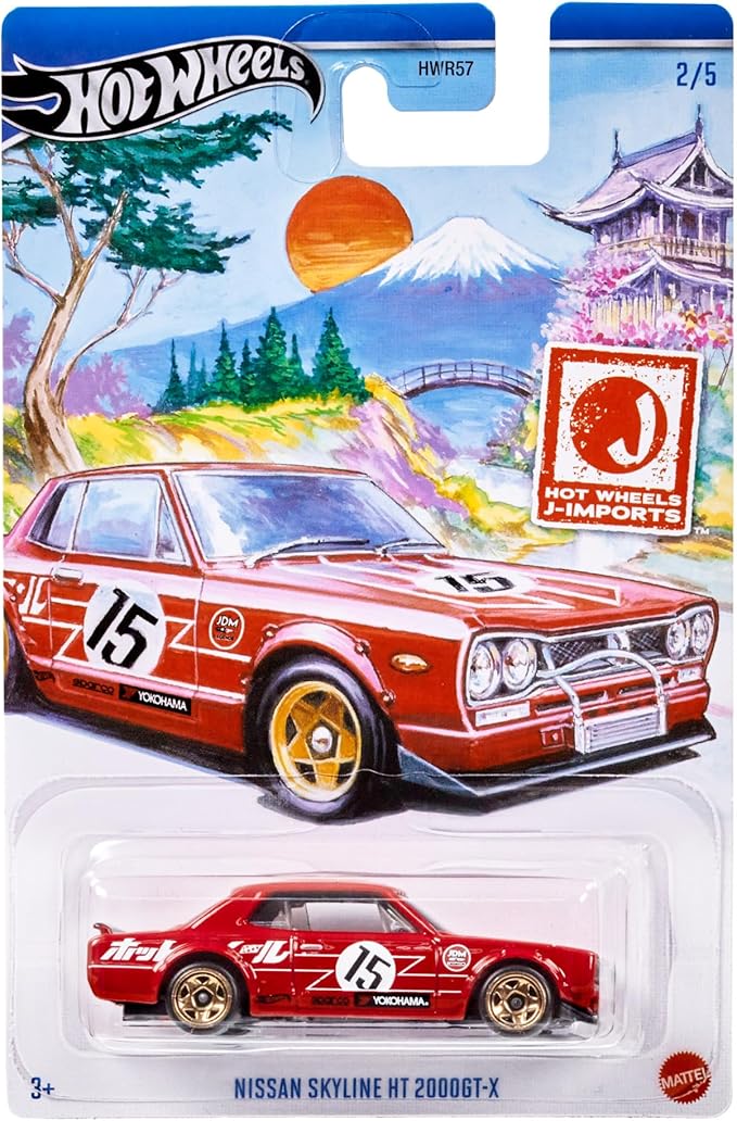 Hot Wheels Themed Auto J - Imports - Nissan Skyline HT 2000GT - X HRT01/HWR57 - Colorland Toys