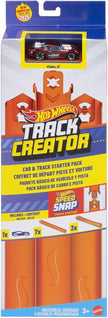 Hot Wheels Track Creator Deluxe Pack with 2 Die-Cast Cars, JDW42