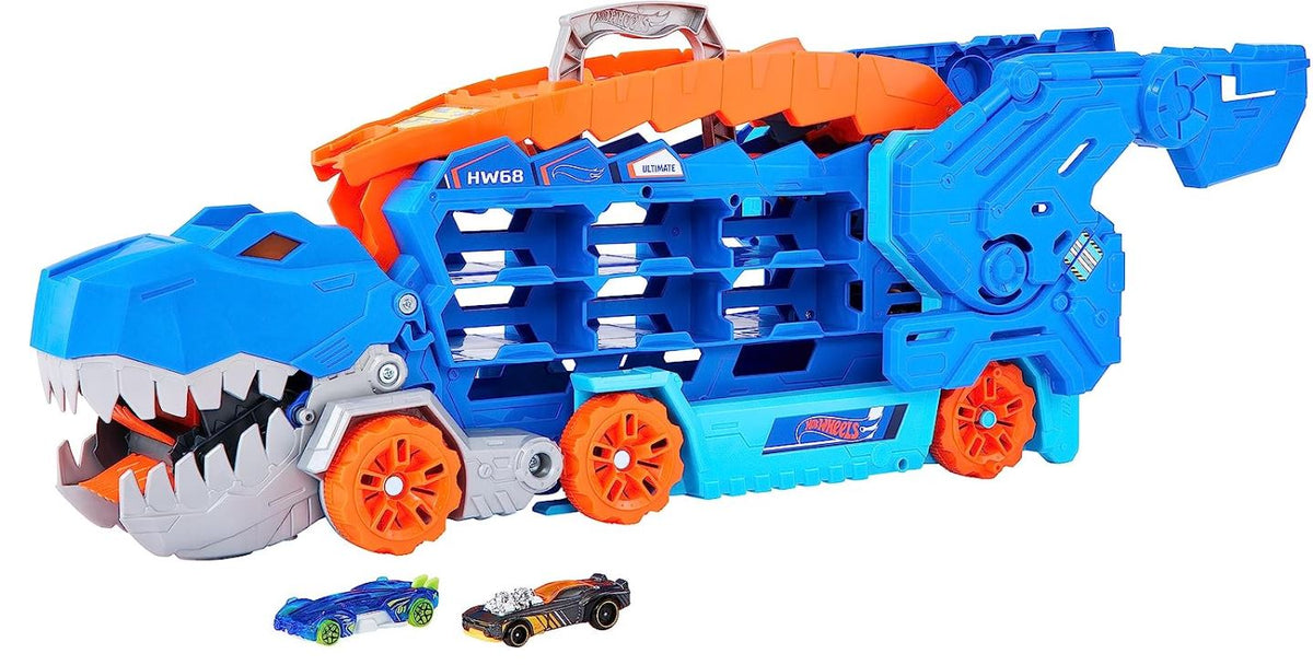 Hot Wheels Transforming City T-Rex Ultimate Hauler HNG50 — image 4