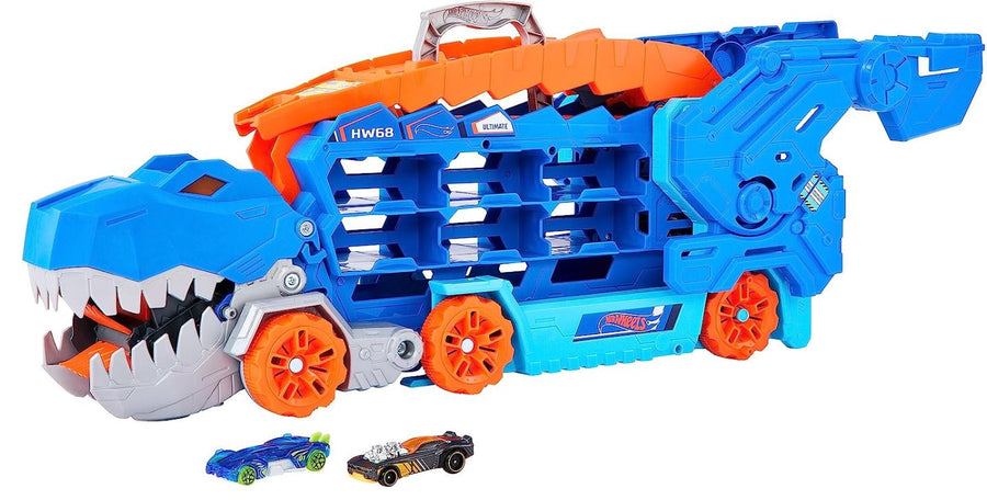 Hot Wheels Transforming City T-Rex Ultimate Hauler HNG50 — image 4